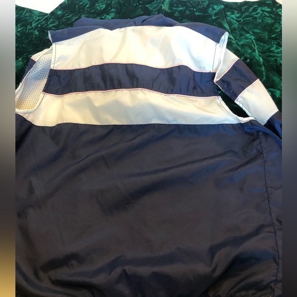 Vintage Hanes Sport Windbreaker Vest Girls Size 10/12 Pink Navy - Picture 7 of 7